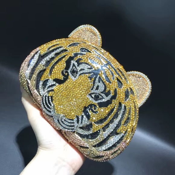 Gold Tiger Clutch